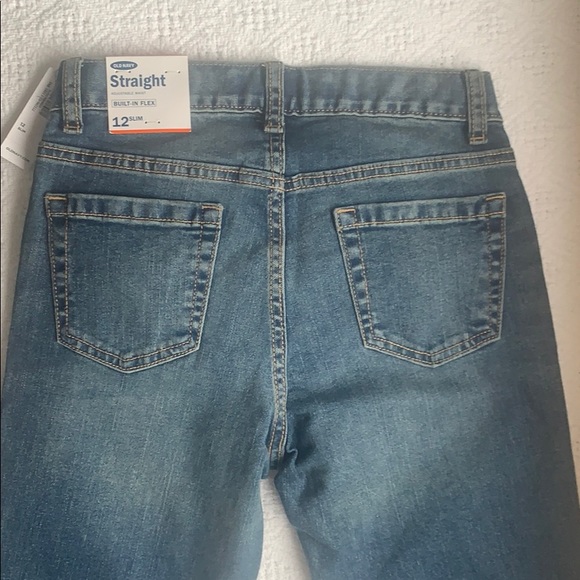 Old Navy Boys 12 Slim Straight Jeans (3 pair) - Picture 8 of 13